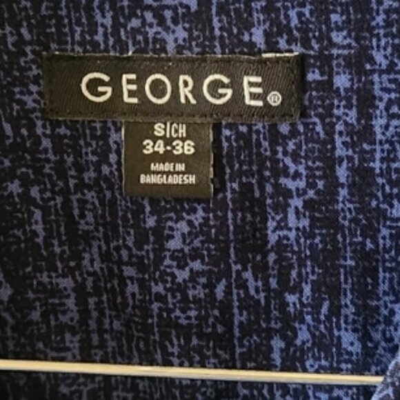 George Button Up Hawaiin Short Sleeve Shirt - Picture 3 of 3